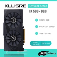 Kllisre Graphics Cards RX 580 8GB GDDR5 GPU Video Card 256Bit 2048SP Computer RX580