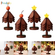 [Predolo] Christmas Shape Placemat Foldable Heat Insulation Pad Tea Mat Heat Pad Heat Pad