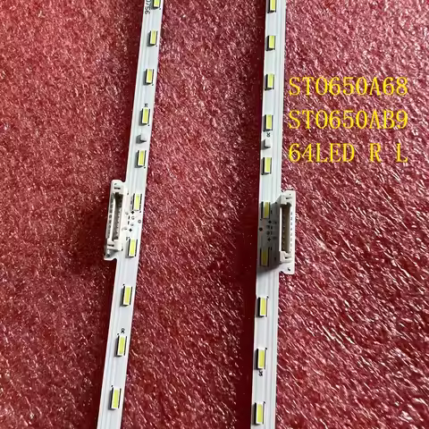 LED Backlight Strips(2)For SONY KD-65X8500G KD-65XF8505 KD-65XF8599 KD-65XG8596 KD-65X8566 KD-65X850