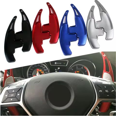 Shifter Paddle For Mercedes Benz AMG A45 C63 S63 CLA45 GLA45 CLS63 SL63 Car Steering Wheel Paddle Sh