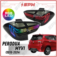 Perodua Myvi (2018-2024) RGB Tail Lamp Taillamp Tail Light MG3 G3 Daylight DRL LED Running Signal La