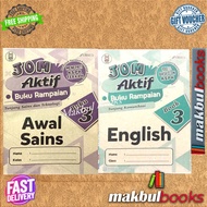 JOM AKTIF - BUKU RAMPAIAN PRASEKOLAH BUKU 3. BUKU LATIHAN. CEMERLANG