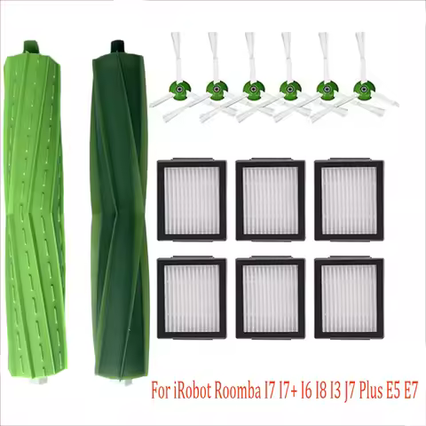 Hepa Filter Side Brush For IRobot Roomba I7 I7+ I6 I8 I3 J7 Plus E5 E7 E&I Series Vacuums Cleaner Du