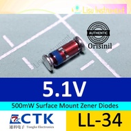 ZMM5V1 5.1 Zener 500mW 0.5W LL-34 SOD80C CTK Electronics