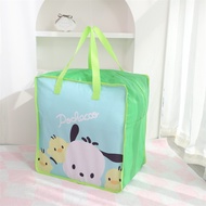 Sanrio Character Large Bag With Carrying Strap Can Be Carried In The Shoulder The Zipper Is A Double