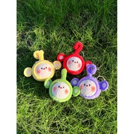 Teletubbies keychainn 👶 handmade crochet cute gift ideas for birthday 4 friend gift