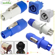 MOLIHA NAC3FCA NAC3FCB AC Male Plug, 250V Blue White Powercon Connector, 3 Pin Male Plug 20A 3 PIN Socket Stage Light LED Power Cable Plug Stage Light LED Screen