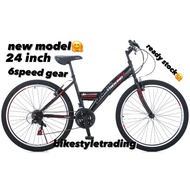 BASIKAL SIZE 24 INCH / basikal  Speed / 24”inch Basikal / Single Speed Bicycle / Basikal Budak / 2451 2450/sport bicycle