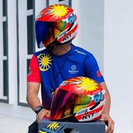 KYT Hellcat Helmet T Shirt Cap Merdeka 64 Complete Set