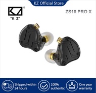 KZ ZS10 Pro X ในหูสายหูฟังเพลงหูฟังไฮไฟเบสตรวจสอบหูฟังกีฬาชุดหูฟัง