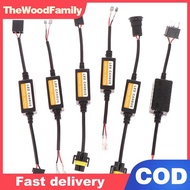 TheWoodFamily LED Canbus Decoder Car Headlights Error Free Resistor H1 H3 H4 H7 H9 H11 Adapter Warni
