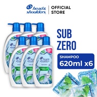 [Carton of 6] Head and Shoulders Shampoo Anti Kelemumur / Anti Dandruff Sub Zero 620ml