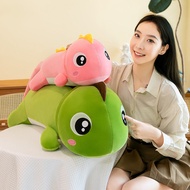 Mainan mewah dinosaur bermata besar, boneka comel, boneka tidur besar, hadiah hari jadi anak patung 