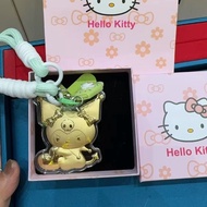 KT Cat Mobile Phone Pendant Crayon Shin-Chan Kuromi Keychain Doraemon Pure Gold Lanyard Gift 25.8.29