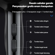 Hanriver Hair Dryer/ Hairdryer/ Hair Straightener Hair Dryer Curling Iron 2 In 1 Electric Black Hair