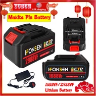 【READY STOCK】2988VF/1688VF 29800mah Drill Battery/Electric Tool/Cordless Drill /Wrench Replacement L