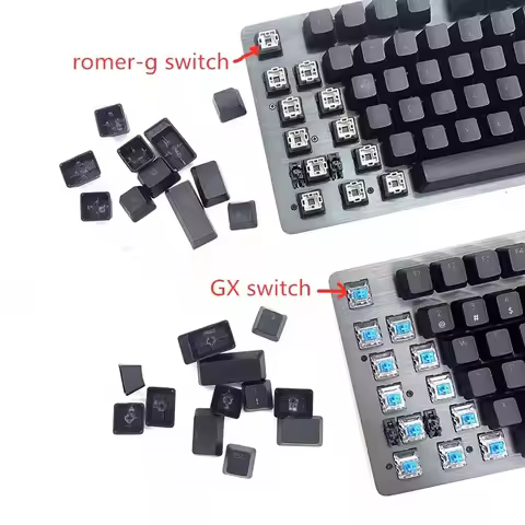 Replacement Key Caps For Logitech G512 G513 With Romer-G Switch Ctrl Alt Win Shift Space Bar ESC Tab