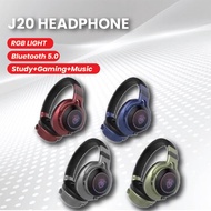 J20 Wireless Bluetooth Headphone Gaming Headset with microphone game headfone fon telinga