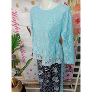 KEBAYA LACE INDONESIA DEWASA, PEREMPUAN KEBARUNG, KURUNG MODEN, PEPLUM BATIK VIRAL, BAJU LABUH, BAJU RAYA 2021