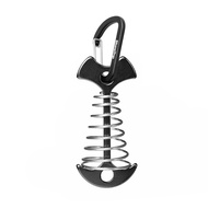 1Set Camping Pegs Aluminum Alloy Deck Camping Pegs Outdoor Hiking Nail Fish Buckle