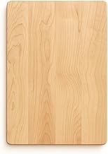 Hard Maple Cutting Board for Kitchen 18”X12” – 1.0” Thick, Reversible Wood Cutting Boards with Invis