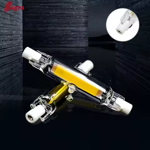 R7S LED 78mm 118mm R7s Light Bulb 5W 10W 20W COB Glass Lampada Led Lamp 110V 220V Corn Light Energy 