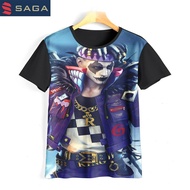 SAGA Free Fire Kids T-Shirt, Cartoon Tv Animation Shirt, 3D Game Shirt, Free Fire 04Ff001 for Ages 1