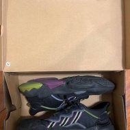 新淨全正常 Adidas Ozweego 黑色休閒鞋運動鞋跑步鞋  EU 42.5 43 US 9.5 shoes run...