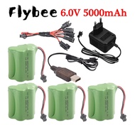 6V 5000mAh T model NiMH SM Plug AA Battery For RC Cars Trucks Robots Tanks Gun Boats Aa 3000mah 6v R