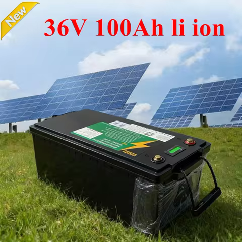 waterproof 36V 100Ah lithium ion battery 100A BMS li ion for 3500W 2000w inverter scooter bike Solar