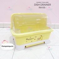 Sanrio Thailand My Melody Little Twin Star Dish Drainer with Cover Cinnamoroll Pompompurin Dish Drai