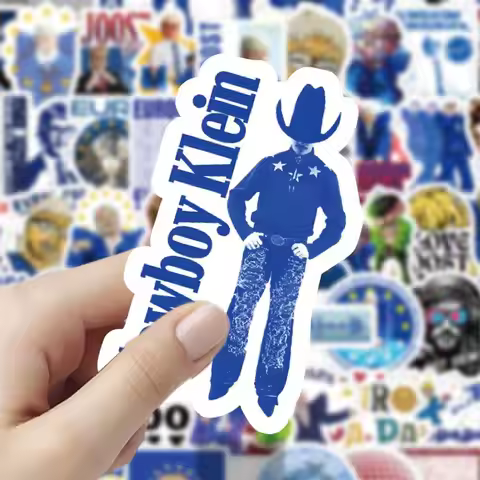 60Pcs Fashion Rapper Singer Joost Stickers Waterproof Notebook Skateboard Guitar Desktop Decoration 