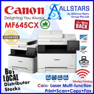 (ALLSTARS) Canon MF645CX Color Laser Multi-Function (Print / Scan / Copy / Fax / support Duplex Side