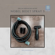 Bidet spray set - 304 Stainless steel Black (Italian Style) Nobel