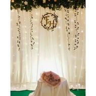 Backdrop Photobooth Lamaran Paket Dekorasi Wedding Lamaran