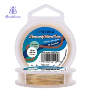 1roll Round Craft Copper Wire Light golden 0.6mm 22 Gauge