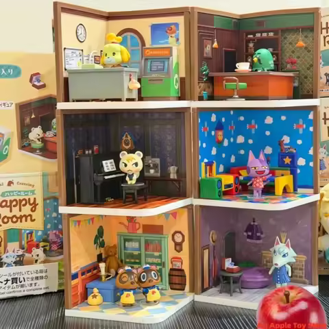 Re-ment Animal Crossing Happy Room Desktop Ornament Mini Miniature Figures Collection Gift