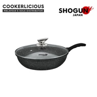 Shogun Senjo Nonstick Stirfry Wok with Lid 30cm (Induction) - Lightweight, Scratch Resistance, Easy 