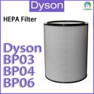 EVERGREEN.. - 適用於Dyson BP03 BP04 BP06 空氣清新機替換用 代用HEPA 濾網濾芯