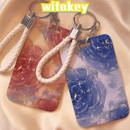 WITAKEY Credit Card Holders, Plastic Business Card Holder, Cute ID Card Sleeve Student