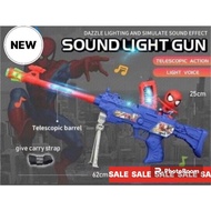 Sound Light Gun Spiderman Shooter Toy Battery Operated