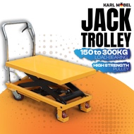 Hydraulic Trolley Heavy Duty Lifting Trolley Table Truck Troli Angkat Barang Berat Hydraulic Manual 