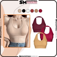 Neck Crop Top Wanita / Tank Top Atasan Wanita Croptop Tanpa Lengan / Pakaian Wanita Atasan V-neck Se