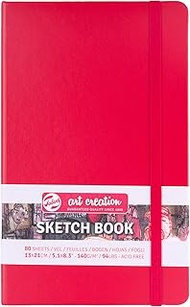 Talens T9314-202M 407242 Art Creations Sketchbook, Drawing Notebook, 5.1 x 8.3 inches (13 x 21 cm), 