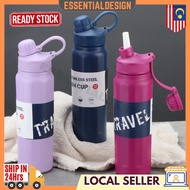 900ml Thermos Water Bottle Tumbler Flask 304 Stainless Steel Big Cup Travel Mug Botol Air Viral Bekas Tahan Panas Sejuk