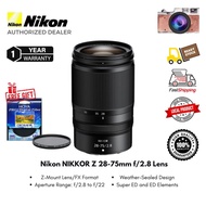 Nikon NIKKOR Z 28-75mm f/2.8 Lens ( 1 Year Warranty )