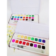 Giongione Solid WaterColour 18/24 colour (tin box)