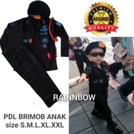 RAINNBOW - Ready Baju Profesi BRIMOB anak / Brimob Cilik