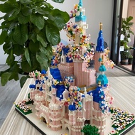 Compatible with Lego Building Blocks Assembling Educational Toys High Difficulty Large Disney Castle Boys