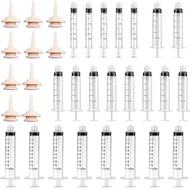 10 x Kitten Feeding with 23 O-Ring Syringe (3, 5, 10cc), Recyclable Wonder for Kittens, Suitable for